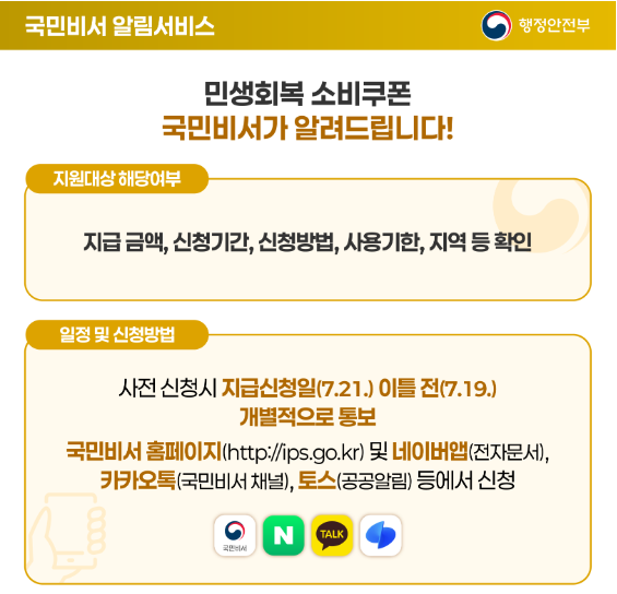 민생회복 소비쿠폰 신청방법